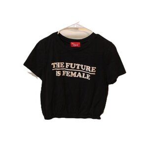 The Classic "The Future is Female" Cropped Top